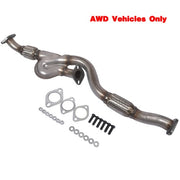 DURAFORCE Exhaust Front Flex Y Pipe for Kia Sportage EX LX 2.7L V6 2656CC AWD 2005-2008