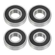 DURAFORCE 4Pcs 63/28-2RS Bearings 28×68×18mm Double Rubber Seals Deep Groove Ball Bearing