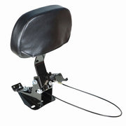 DURAFORCE Fit For Touring FLHT FLHX Adjustable Rider Driver Backrest Pad W/Mounting Kit