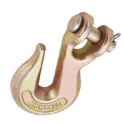 DURAFORCE 10 Pcs 5/16" Clevis Chain Grab Hook Wrecker Tow Chain Truck Trailer Tie