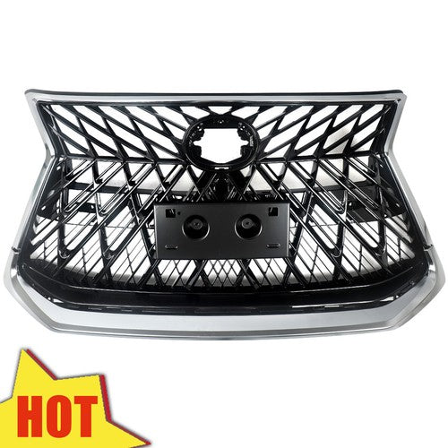 DURAFORCE For 2016-2021 Lexus LX570 Luxury Grill Front Upper Grille Chrome Black NEW Style