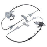 DURAFORCE 2PCS Power Window Regulator w/ 2-Pin Motor for Freightliner M2 Front Left+Right