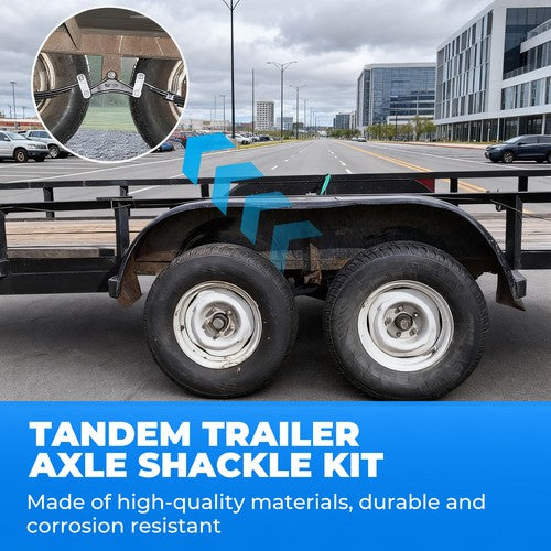 Tandem Trailer Axle Suspension Shackle Kit Heavy Duty for Double Eye Spring