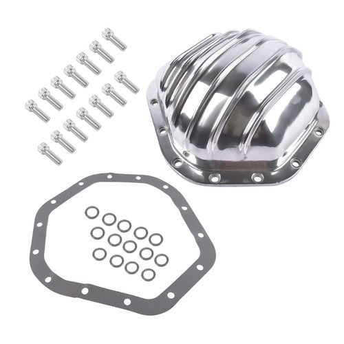 DURAFORCE Rear Differential Cover for 1973-1995 GM / Chevy 10.5" 14 Bolt Polished Aluminum