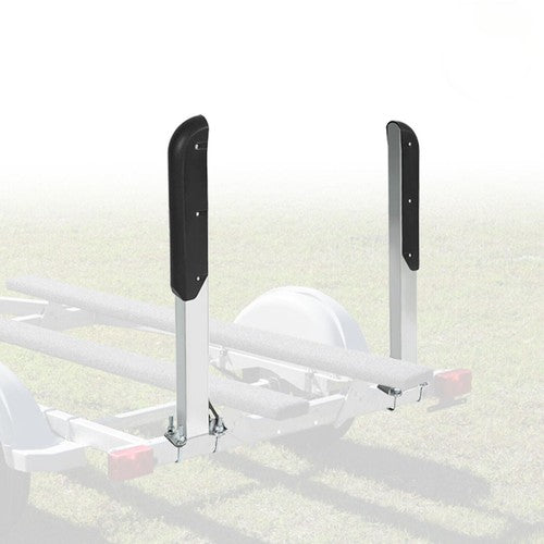 DURAFORCE Universal Pair Of Steel Pontoon Boat Trailer Guide On For 2" Trailer Frames