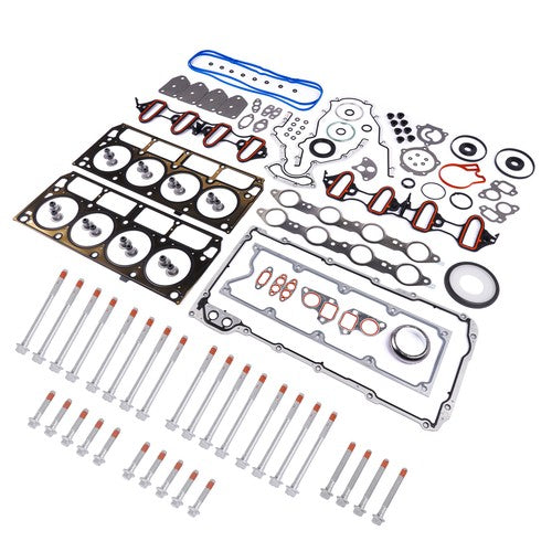 DURAFORCE Full Gasket Set Head Bolts For 2002-2011 Chevrolet GMC Buick Cadillac 4.8L 5.3L