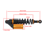 DURAFORCE For Honda CB750 CB1300 12.5" 320mm Rear Air Shock Motorcycle Absorber Universal