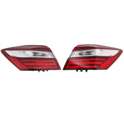 DURAFORCE Left & Right Side Tail Lamps For Honda Accord 2016-2017 Pair Tail Lights Outer