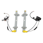 DURAFORCE Power Window Regulator For Honda Accord 1994-1997 Sedan Front w/Motor 2Pcs