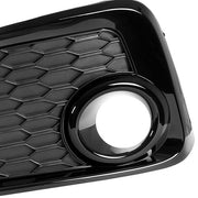 DURAFORCE Driver + Passenger Side Fog Light Lamp Cover For Honda Civic Hatchback 2017-2019