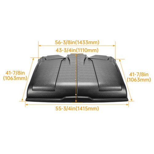 Hard Top Roof For 19 23 Arctic Cat Tracker Off Road Cushman Hauler 2436 610
