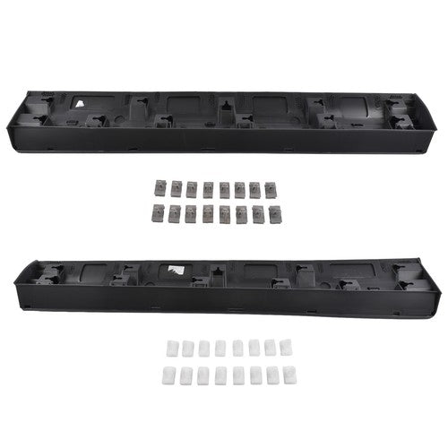 DURAFORCE Pair Rear Lower Door Trim Molding Black for Cadillac XT5 2017-2025 Left & Right