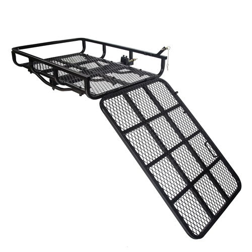 DURAFORCE Mobility Electric Wheelchair Hitch Carrier Mobility Scooter Loading Ramp 500 lbs