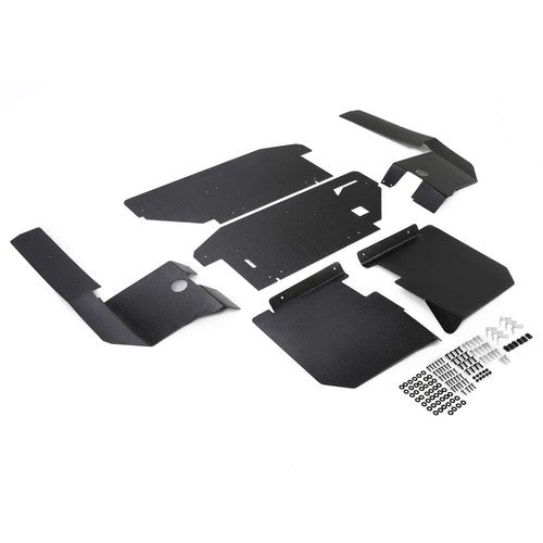 DURAFORCE Set of 6 Fender Flares Black ABS for Polaris Midsize Ranger 570 and ETX 2015-2022