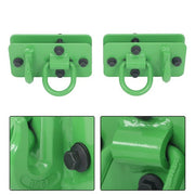 DURAFORCE 2 Pack Grade 70 Tractor Bucket Hooks w/ Tie Down Ring For Tractor Bucket RV UTV