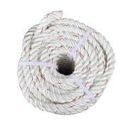 DURAFORCE 1"×120ft Double Braid Polyester Rope 3400lbs Breaking Strength Strong Pulling