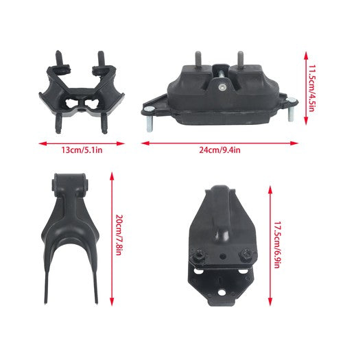 DURAFORCE Engine Motor&Transmission Mount 6PC For Chevrolet Impala Monte Carlo 2006-2011