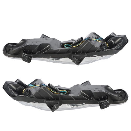 DURAFORCE Front Fog Lights For Chevy Malibu 2019-2022 Turn Signal Lights W/LED DRL RH+LH