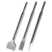 DURAFORCE 6-Pack Concrete Drill Bit Set Includes Point Chisel + 20mm & 40mm Flat Chisel