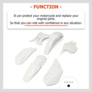 DURAFORCE Complete Plastics Kit White Fender Body Cover Fairing For Yamaha YZ85 2002-2014