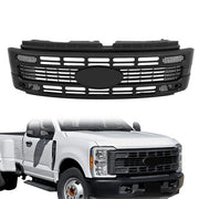DURAFORCE For Ford F250 2023 2024 Super Duty XL/XLT Black Plastic Grille Front Upper New