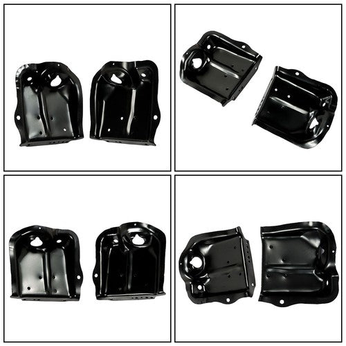 DURAFORCE For Ford F-150 1980-1996 Front Coil Spring Tower Shock Mount RH&LH Black Set 2Pc