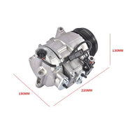 DURAFORCE A/C Compressor 12V for Mercedes-Benz W212 C207 A207 E350 W166 ML350 2013-2014