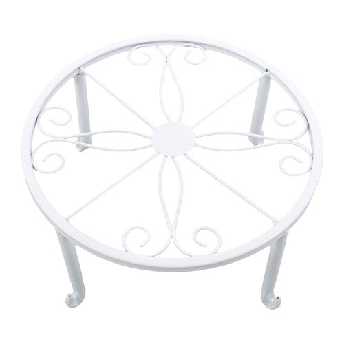 DURAFORCE 4PCS Plant Stand for Flower Pot Potted Holder Indoor Outdoor Metal 9in