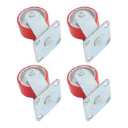 DURAFORCE 4"X 2" Heavy Duty Casters - Polyurethane Caster with Capacity up to 2800 LBS