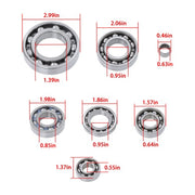 DURAFORCE HR00055/HR00057/K078 For Honda TRX350 FE FM 2000-2006 Transmission Bearing Kit