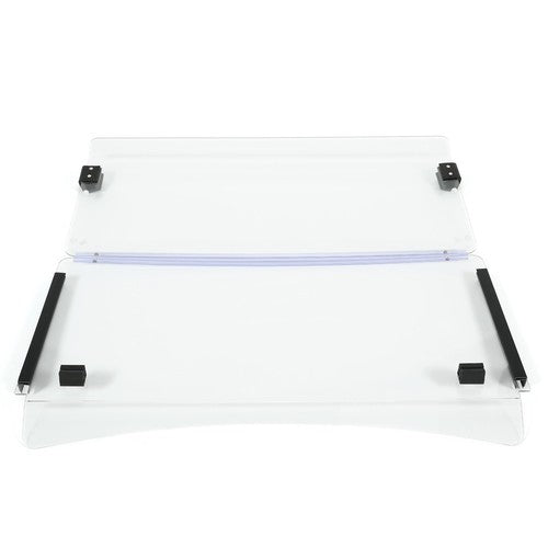 Front Folding Clear Windshield for EZGO Express S4 L4 Golf Cart with 3 4 Frame