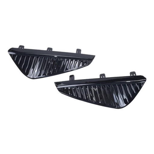DURAFORCE For Nissan Sentra 2024-2025 2pcs Front Bumper Side Grille Bezel Fog Light Cover