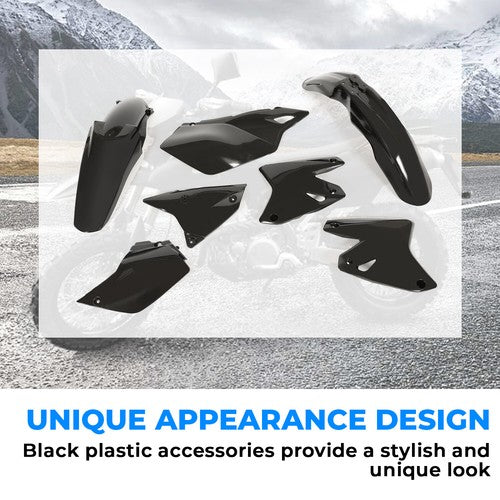 Black Plastic Fairing Bodywork Kit for Suzuki DRZ 400 DRZ400E DRZ400ES