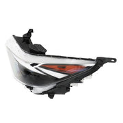DURAFORCE Black Halogen LH/Driver w/LED Headlight Projector For Hyundai Elantra 2021-2022