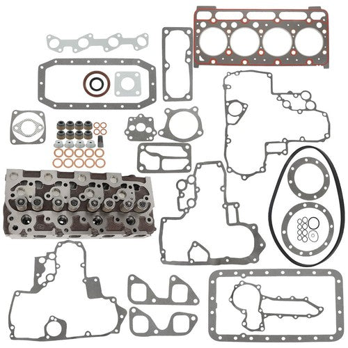 DURAFORCE Fit For Kubota V1702 V1702B Bobcat 1600 733 743 Cylinder Head & Head Gasket Kit