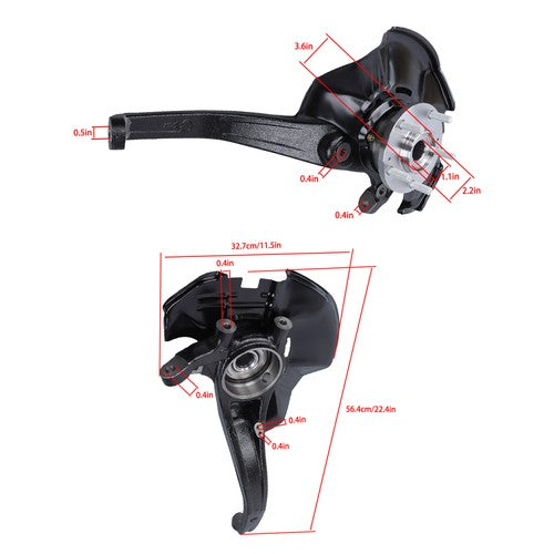 DURAFORCE 51716-3K550 For Hyundai Sonata 2008-2010 Front Right Steering Knuckle Assembly
