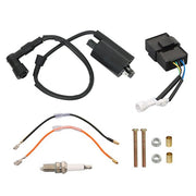 DURAFORCE For Kawasaki Ignition Coil CDI W/ Spark Plug Kit ATV Bayou 300 KLF300B 1988-2004