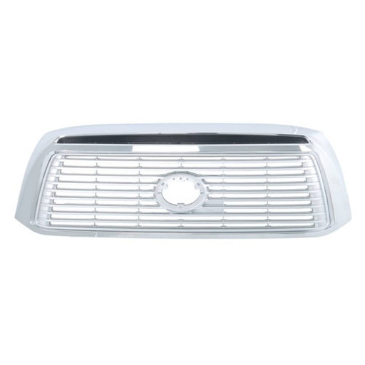 DURAFORCE Front Bumper Upper Grille Chrome New For Toyota Tundra 2010-2013 Plastic Durable