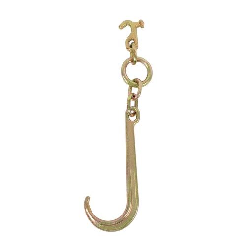 DURAFORCE 15 Inch G70 J Hook w/T-J Hook 5400 Lbs Working Load Limit Towing Hooks