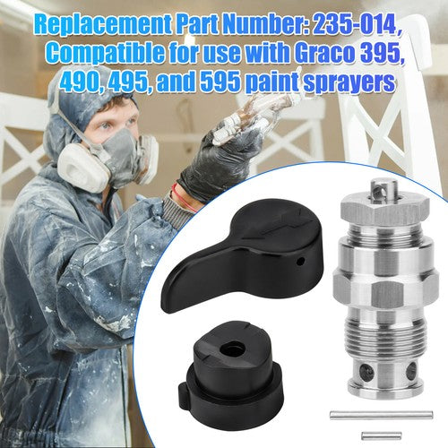 Airless Prime Spray Valve Drain for Graco 390 395 490 495 595 New