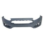 DURAFORCE Front Bumper Cover+Upper Grille+Fog Light For Ford Focus 2015-2018 Plastic