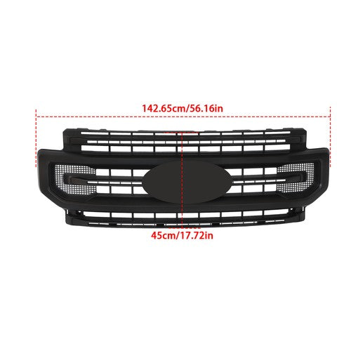 DURAFORCE For Ford F250 F350 2020-2022 Super Duty LC3Z-8200-EA Front Bumper Grille Black