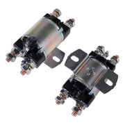 DURAFORCE 2Pcs Gas Golf Cart Solenoid For Yamaha G1 6 Terminal 12 Volt 100A J17-81950-01