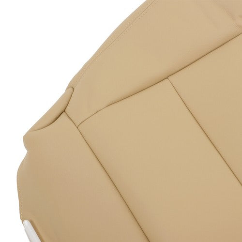 DURAFORCE For Toyota Land Cruiser 1998-2007 New Driver Bottom Leather Seat Cover Ivory Tan