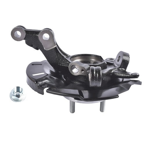 DURAFORCE Front Left Steering Knuckle Assembly Black Fits Hyundai Accent Dodge Attitude
