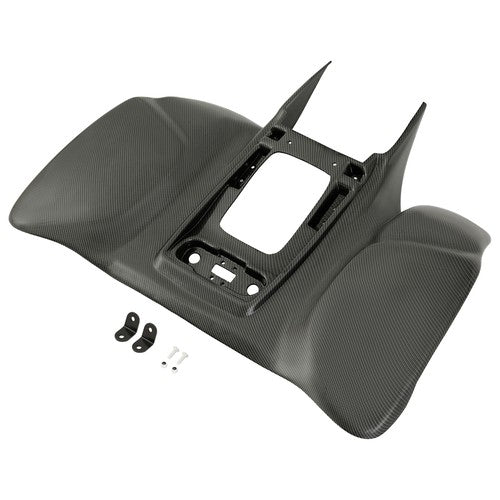 DURAFORCE Carbon Fiber Printing Rear Fender ABS W/ Hardware For Honda TRX 400EX 1999-2007