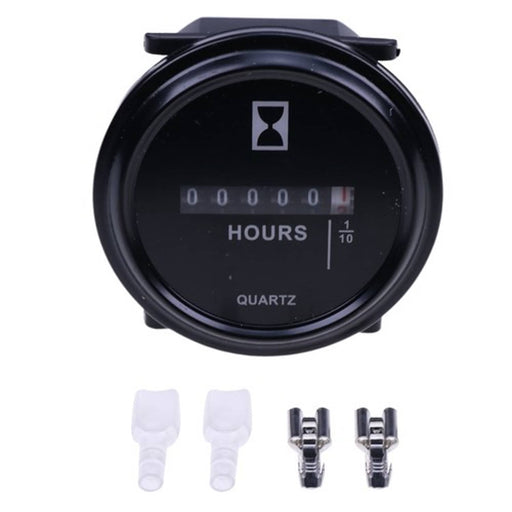 DURAFORCE 10-80V Hour Meter 2420009 for Hobbs Stewart Warner Models DC Quartz