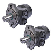 DURAFORCE 2x 1" Shaft Hydraulic Motors 2 Bolt Mount for Char-Lynn Eaton H Series 101-1701