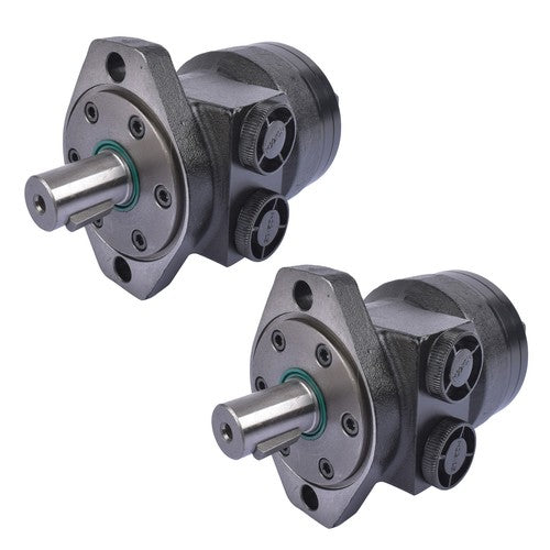 DURAFORCE 2x 1" Shaft Hydraulic Motors 2 Bolt Mount for Char-Lynn Eaton H Series 101-1701