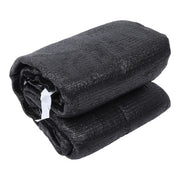 DURAFORCE 5FTx50FT Black Heavy Duty Garden Privacy Fence Barrier Net With Zip Ties